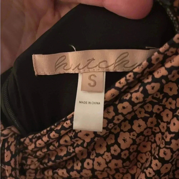 NWOT Hutch Oakley jumpsuit S peach copper floral ditsy - Picture 5 of 12